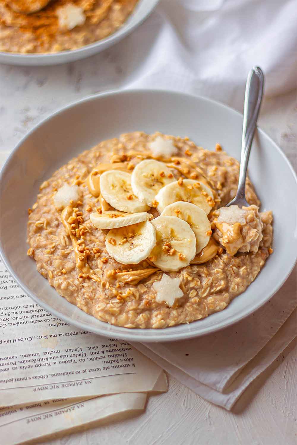 Creamy banana oatmeal