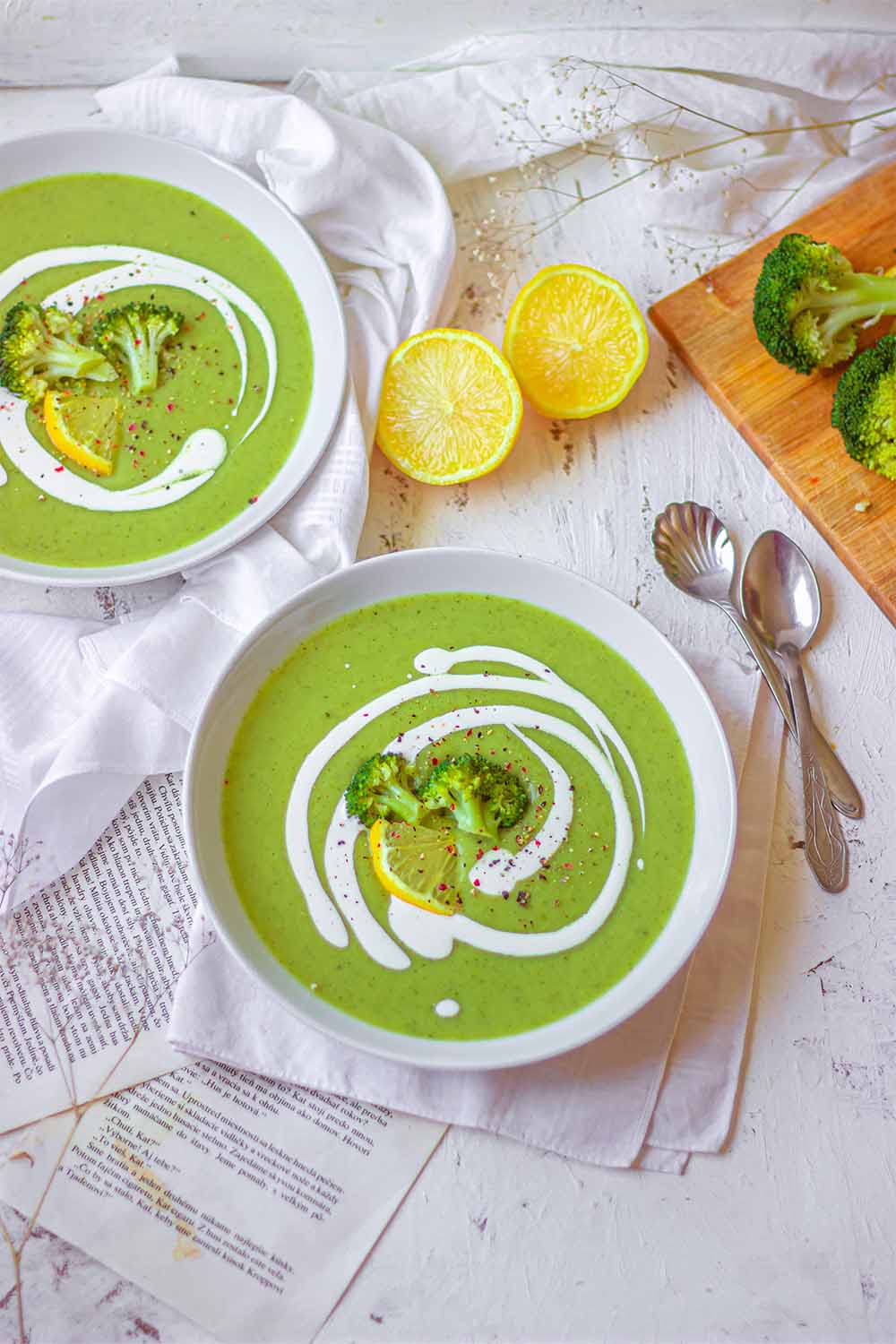 Creamy broccoli soup