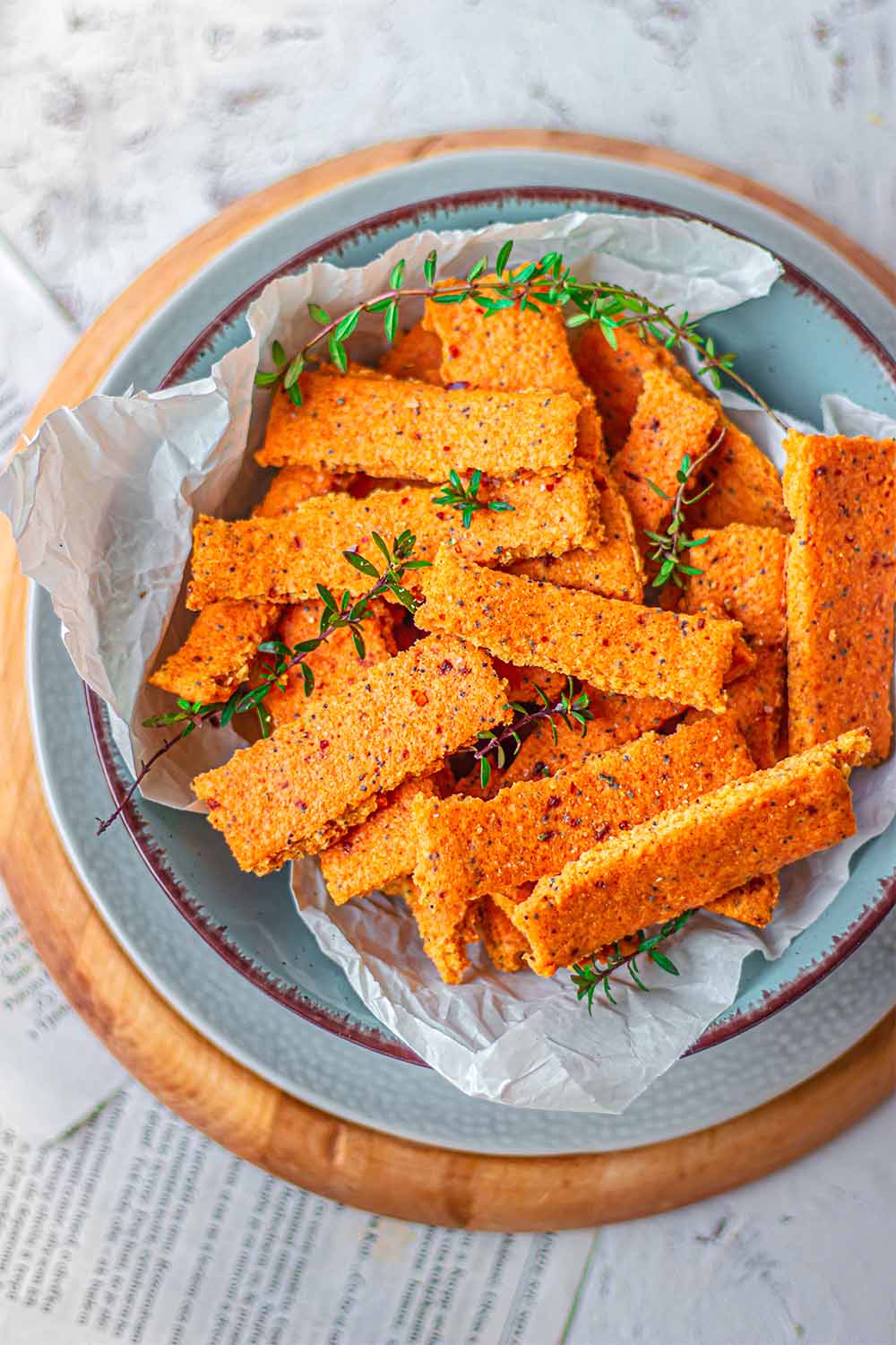 Lentil crackers recipe – gluten-free vegan