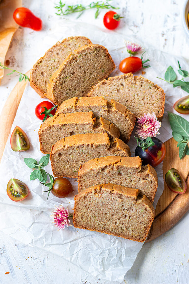Savory gluten-free zucchini bread