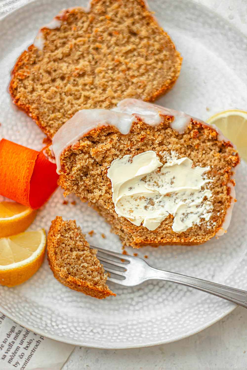 Healthy vegan carrot cake bread recipe