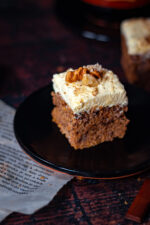 Eggless carrot cake – gluten-free, vegan