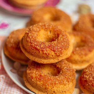 Baked cinnamon sugar donuts - gluten-free and vegan recipe