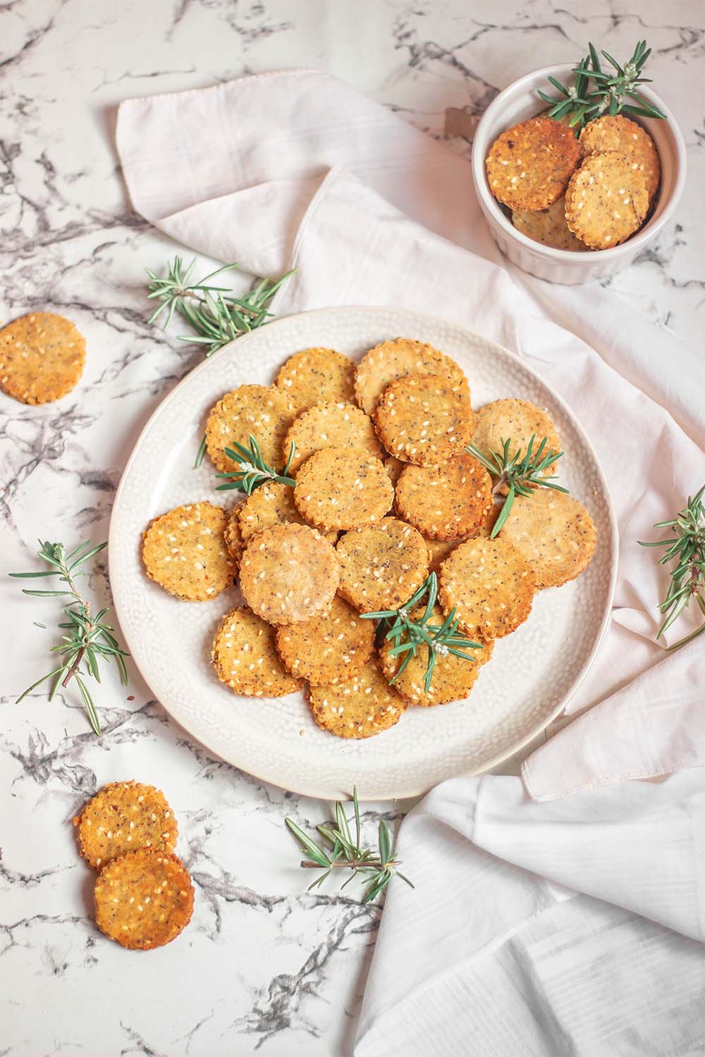 Super simple gluten-free seed crackers