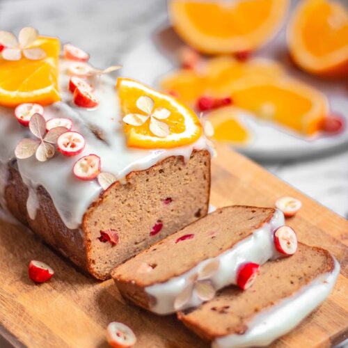 Gluten-free orange cranberry loaf