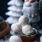 White coconut bliss balls