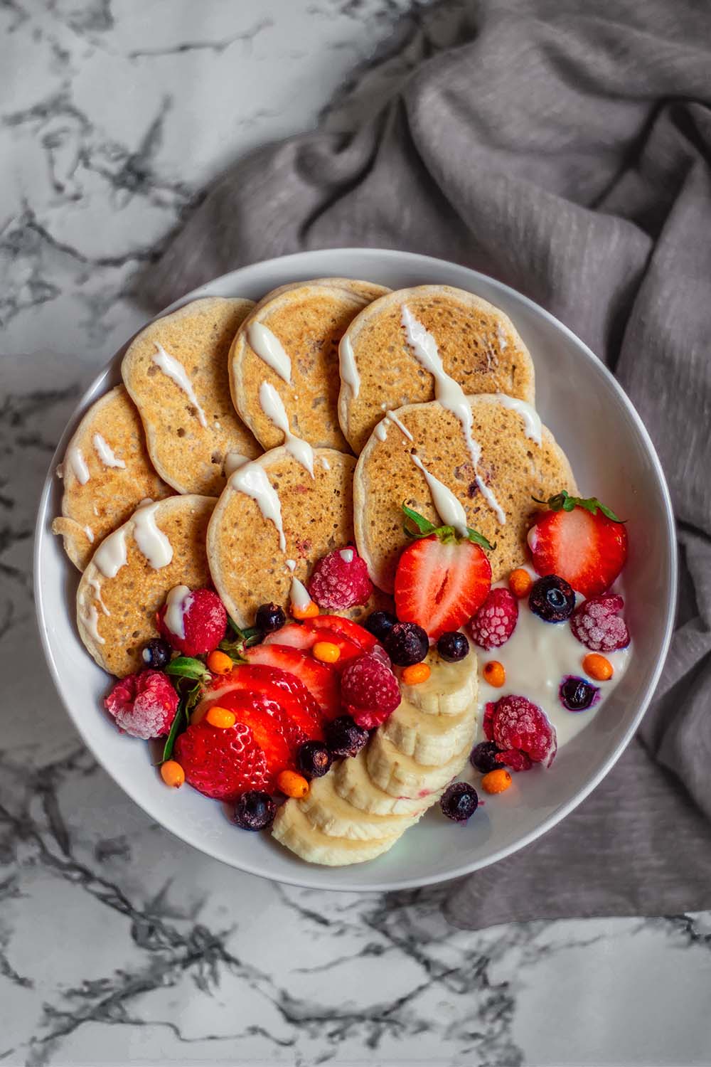 Extra fluffy gluten-free and vegan pancakes