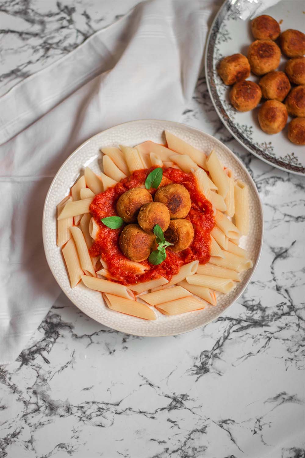 Amazing vegan tempeh meatballs