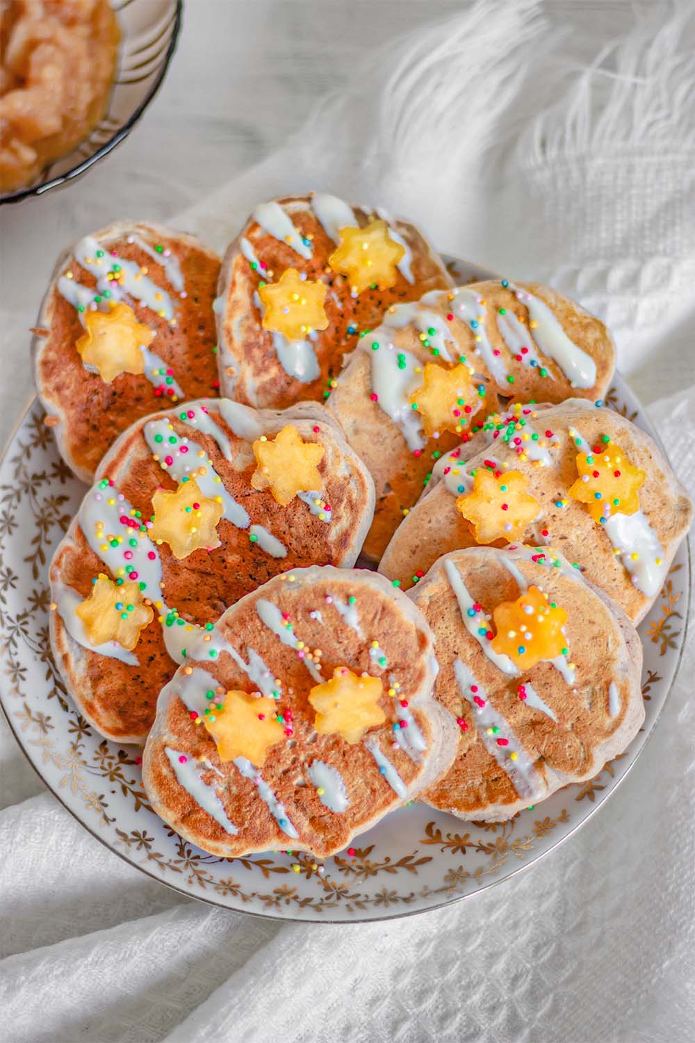 Fluffy vegan buckwheat pancakes