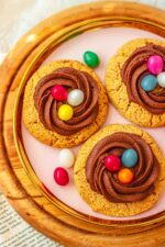 Vegan Easter birds nest cookies – gluten-free
