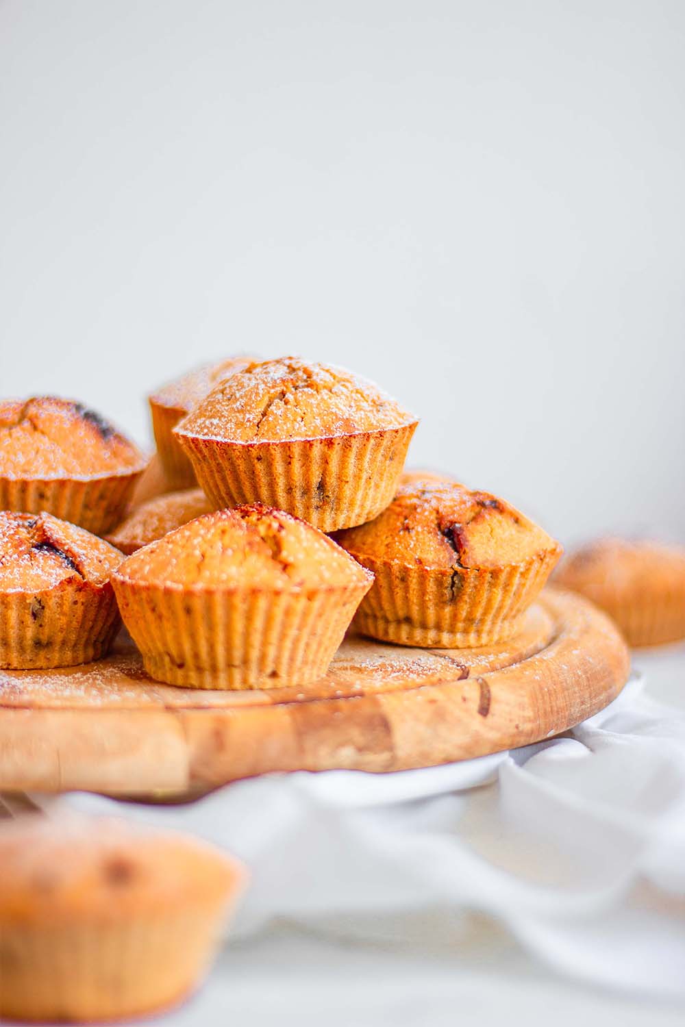 Gluten-free sweet potato chocolate chip muffins