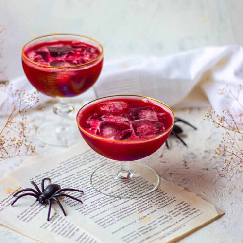 Spooky halloween drink recipe