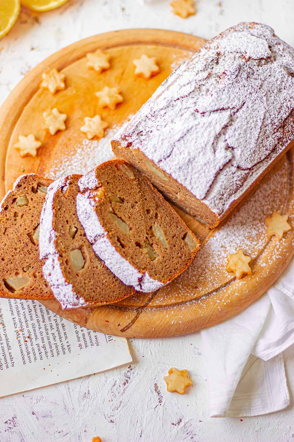 Gluten-free apple caramel bread