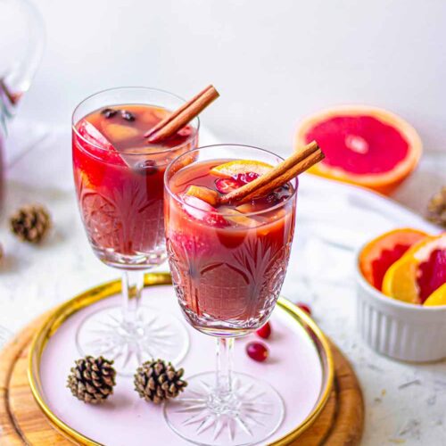 Christmas punch recipe with orange juice