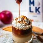 Vegan pumpkin risotto with roasted thyme tofu