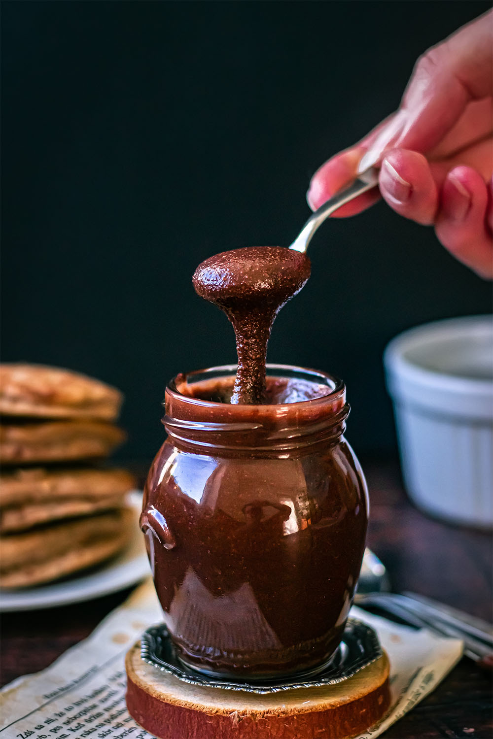 Vegan chocolate hazelnut spread Chris says nature