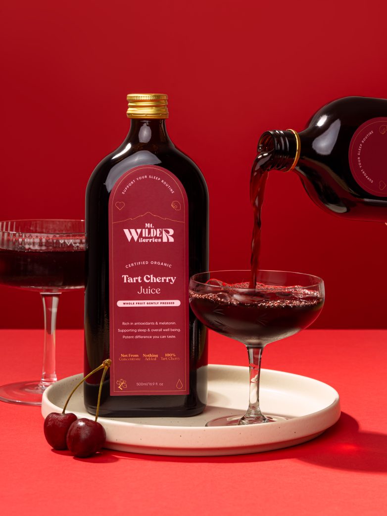 Tart Cherry Juice pouring